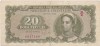 ROMANIA 20 lei 1950 F