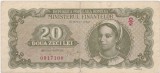 ROMANIA 20 lei 1950 F