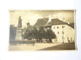 Carte poștala foto Sibiu:Piata Huet,cirulata 1939