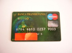 B12 28 - Card bancar foarte vechi - piesa de colectie