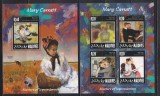 Maldive 2014 - Maeștrii impresionismului &ndash; Mary Cassatt, Colita + Bloc, MNH