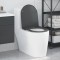 vidaXL Toaletă cu eliberare rapidă Antracit 44 x 36.4 x 3.4 cm 42002366