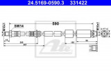 Conducta / cablu frana BMW Seria 3 (F30, F35, F80) (2011 - 2016) ATE 24.5169-0590.3