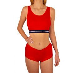 Chilot brazilian boxer bumbac elastic C1214 - XL - Rosu