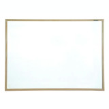 Whiteboard magnetic cu ramă din lemn 80 x 60 cm Forster