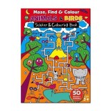 Maze Find and Colour Book - Animals and Birds