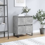 VidaXL Servantă, gri beton, 60x35x70 cm, lemn prelucrat