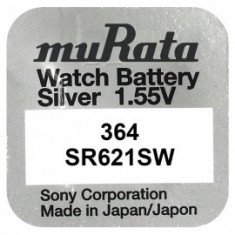 Baterie pentru ceas - Murata SR621SW - 364
