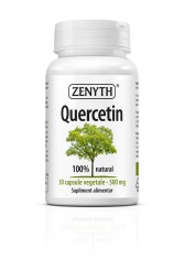 Quercetin, 30 capsule, Antioxidant, 100% natural, pentru imunitate si controlul alergiilor, ZENYTH