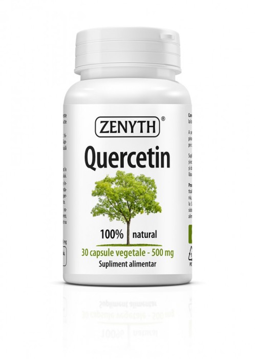 Quercetin, 30 capsule, Antioxidant, 100% natural, pentru imunitate si controlul alergiilor, ZENYTH