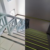 Handy Bandă adezivă - antiderapantă - 5 m x 50 mm - fosforescent / negru