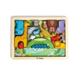 Puzzle din lemn - Regatul animalelor, Hape
