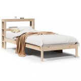 Cumpara ieftin Cadru de pat fara saltea, 75x190 cm, lemn masiv de pin
