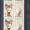 A11 TX1 4 - 1991 - Expozitia filatelica romano-chineza - trei perechi