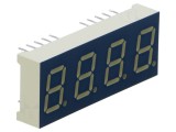 Afișaj LED 7 segmente 10,16mm 0,4 Nr.car: 4 roșie anod