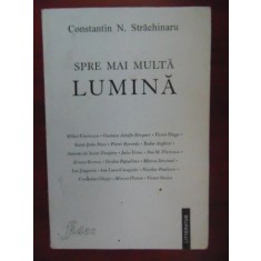 Spre mai multa lumina