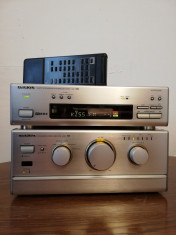 Linie : Amplificator/Tuner - ONKYO A-922/T-422 cu telecomanda - Vintage/JAPAN foto