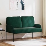 vidaXL Canapele cu pernă 110cm Verde &icirc;nchis placaj 42023457