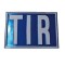 Placuta metalica tir din otel reliefat