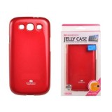 Husa Mercury Jelly Samsung J100H Galaxy J1 Rosu Blister, Silicon