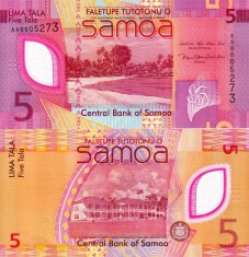 SAMOA 5 tala 2023 polymer UNC!!! foto