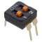 Comutator DIP-SWITCH 2 Secțiuni ON-OFF 24VDC