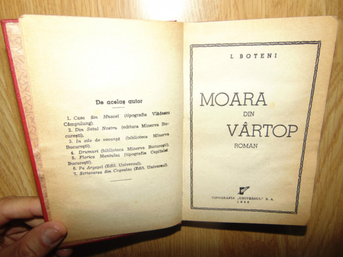 Moara din Vartop -I.Boteni anul 1943