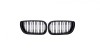 Grile Duble Negru Lucios M Design BMW E46 Facelift 2002-2006 Sedan Touring
