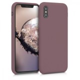 Husa pentru Apple iPhone X / iPhone XS, Silicon, Mov, 46313.181, Carcasa, Kwmobile