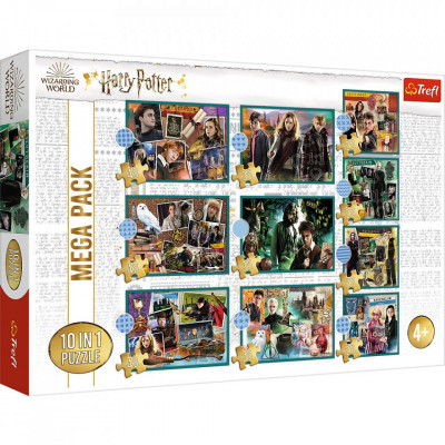 Puzzle trefl 10in1 harry potter in lumea lui harry potter foto