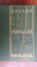 Balada populara romana-Gheorghe Vrabie foto