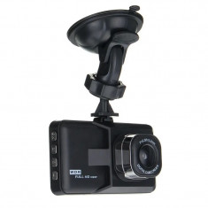 Camera auto de bord Full HD 1080P, Unghi inregistrare 170°, LCD Display 3", Night Vision, Loop Recording, G-sensor, Detectare Miscare, Negru