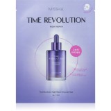 Missha Time Revolution Night Repair Ampoule mască facială de p&acirc;nză cu efect anti-rid 30 g