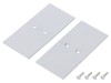 Obturator pentru profil LED TOPMET, Otel, Argintiu, Compatibil VARIO30/VARIO30-32, Set 2 buc