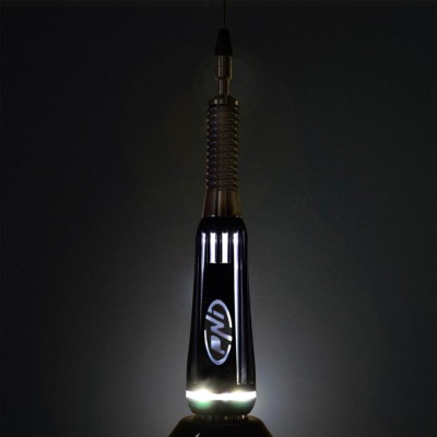 Antena CB PNI LED 2000 90 cm cu baza magnetica 145mm 500 Watt Iluminare LED in timpul emisiei foto