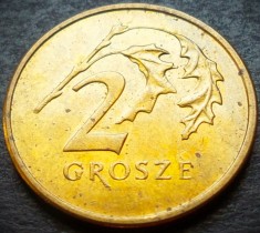 Moneda 2 GROSZY - POLONIA, anul 2002 * cod 3276 = A.UNC