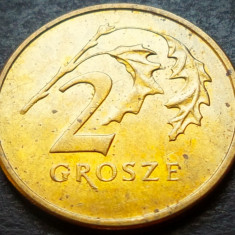 Moneda 2 GROSZY - POLONIA, anul 2002 * cod 3276 = A.UNC