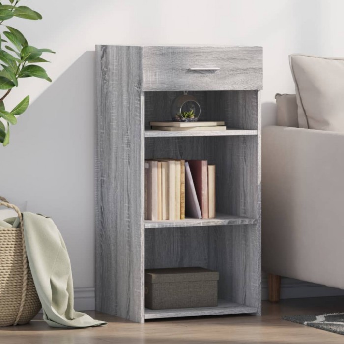 Gossi dulap, sonoma gri, 45x42,5x93 cm, lemn prelucrat