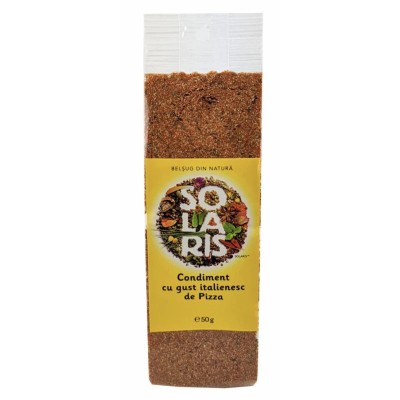 CONDIMENT CU GUST ITALIENESC DE PIZZA 50gr SOLARIS foto