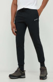 Columbia pantaloni de trening CSC Logo bărbați, culoarea negru, uni 1911601