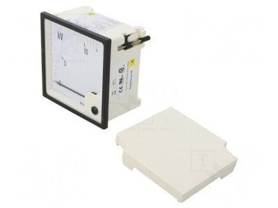 Voltmetru panou True RMS 0-12kV 50-60Hz Clasa 1,5 foto