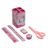 Set instrumente de scris, Sun Design, model Unicorn, 7 buc