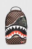 Sprayground rucsac culoarea maro, mare, modelator, 910B5930NSZ