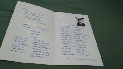 INVITATIE ABSOLVIRE LICEUL MAGHIAR 1973 foto
