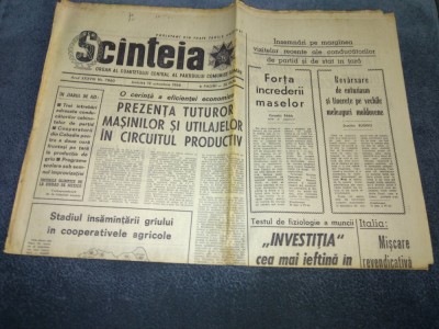 ZIARUL SCANTEIA 19 OCTOMBRIE 1968 foto