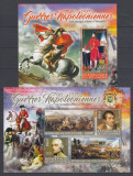 Coasta de Fildes - NAPOLEON - Campania din Italia - BL + KB - MNH, Nestampilat