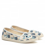 Espadrile Print, Frunze Tropic