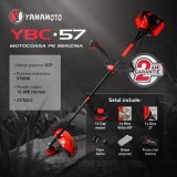 Motocoasa pe benzina Yamamoto YBC-57 6CP, 52CC, 2T Innovative ReliableTools