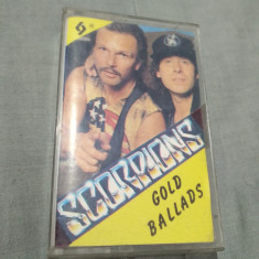 CASETA AUDIO SCORPIONS-GOLD BALLADS ORIGINALA