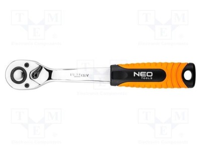 Clichet 1/4 cu comutator 145mm 72 dinți NEO TOOLS foto